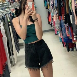 Denim shorts